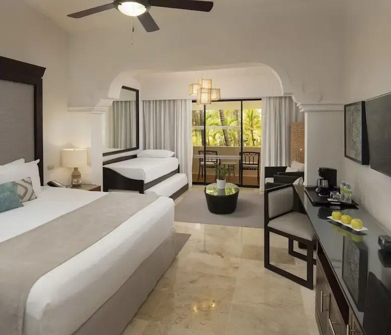 Family Room Tropical Palms at Meliá Caribe Beach Resort — photo supplied by the resort