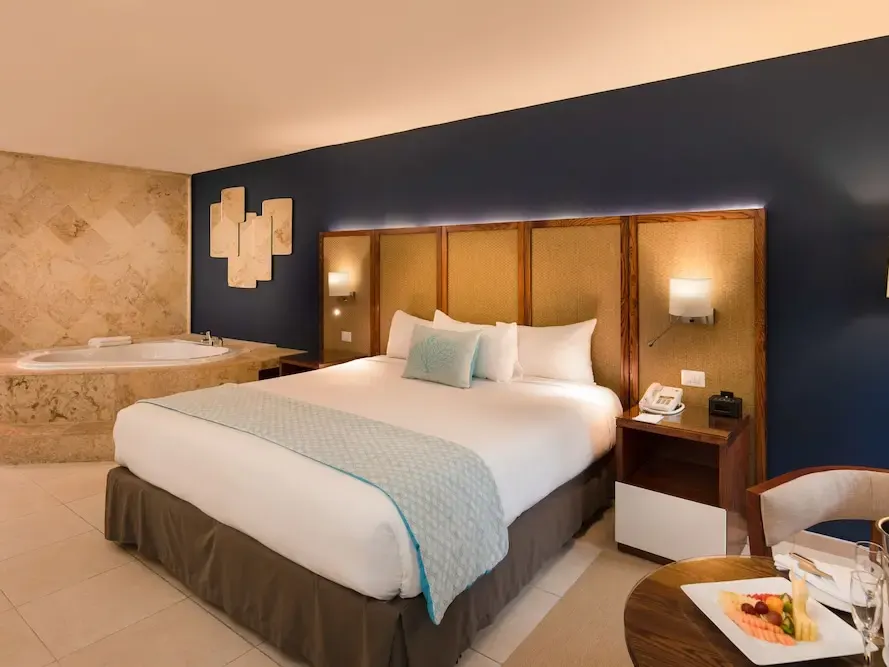 Impressive Premium Punta Cana · Room category: Junior Suite Premium Tropical View with Jacuzzi — photo supplied by the resort