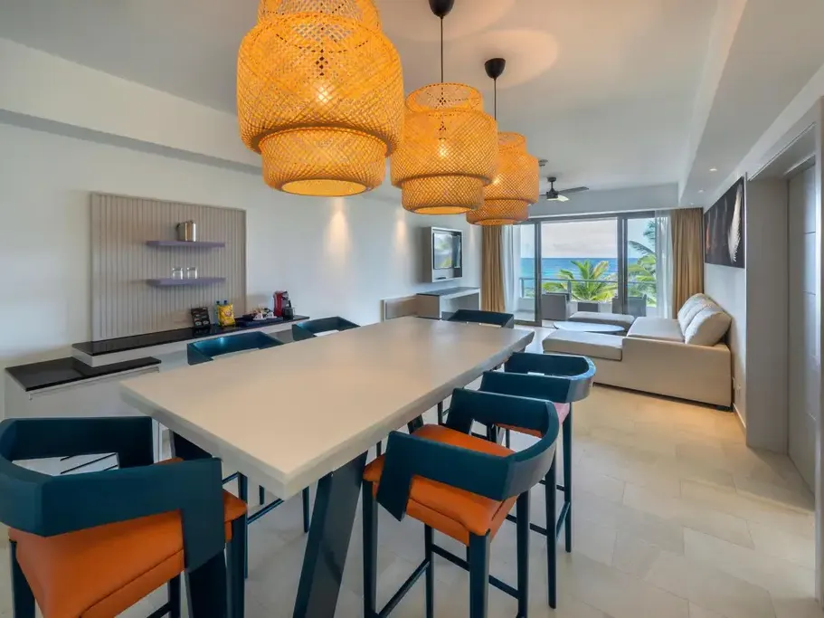 Royalton CHIC Punta Cana · Room category: Luxury Presidential Ocean Front Terrace One Bedroom Suite Diamond Club — photo supplied by the resort