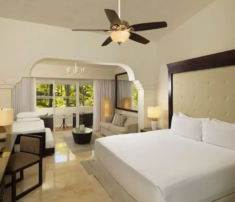 Family Room Tropical Palms at Meliá Caribe Beach Resort — photo supplied by the resort