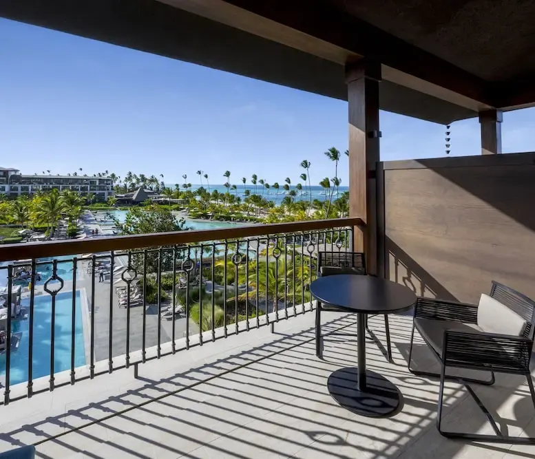 Resort King - Ocean View Junior Suite at Lopesan Costa Bavaro Resort, Spa & Casino — photo supplied by the resort