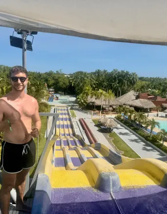 Water slides at Grand Sirenis Punta Cana resort
