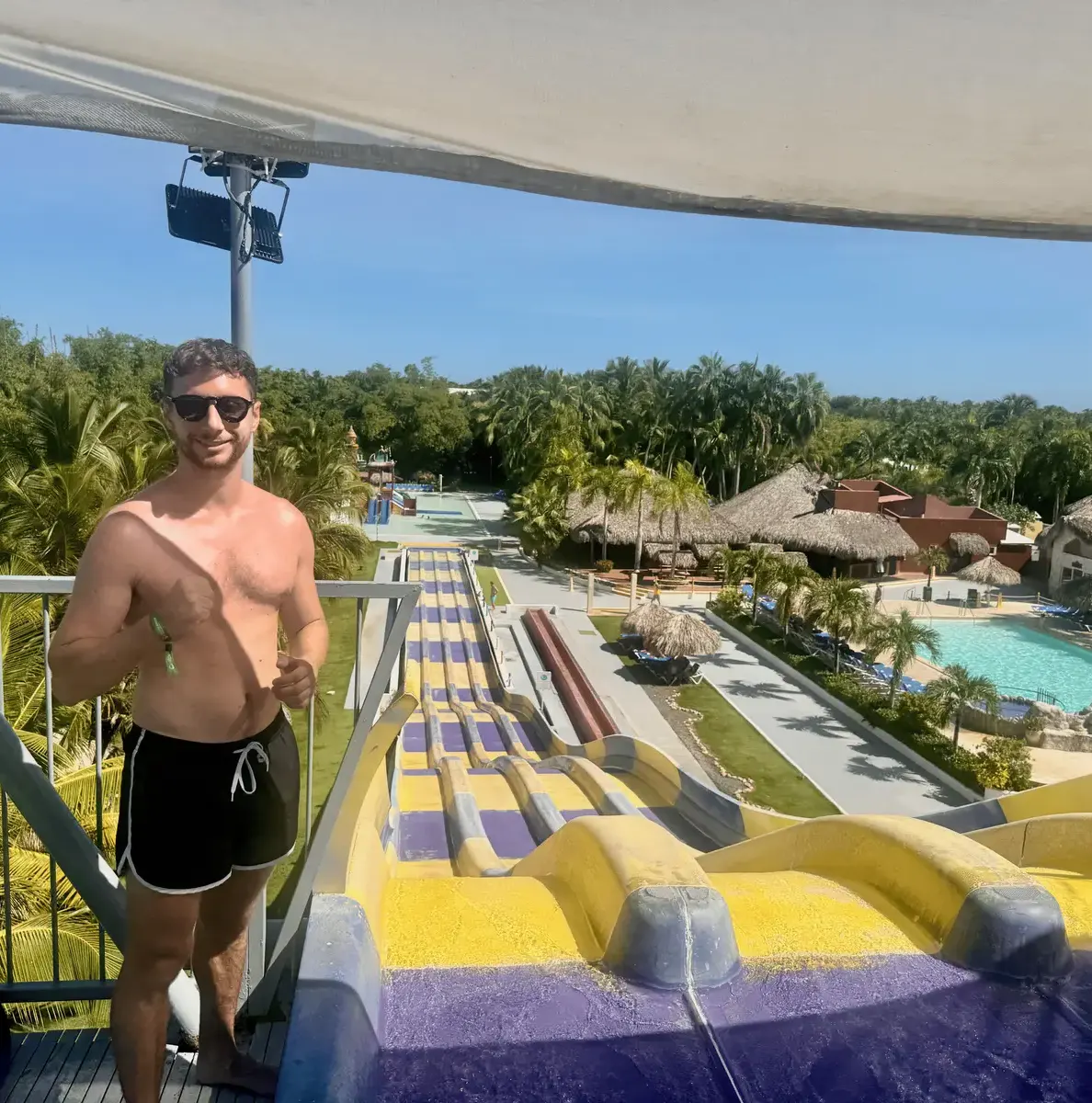 Water slides at Grand Sirenis Punta Cana resort