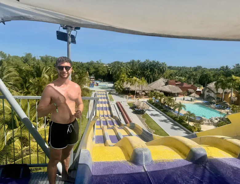 Water slides at Grand Sirenis Punta Cana resort
