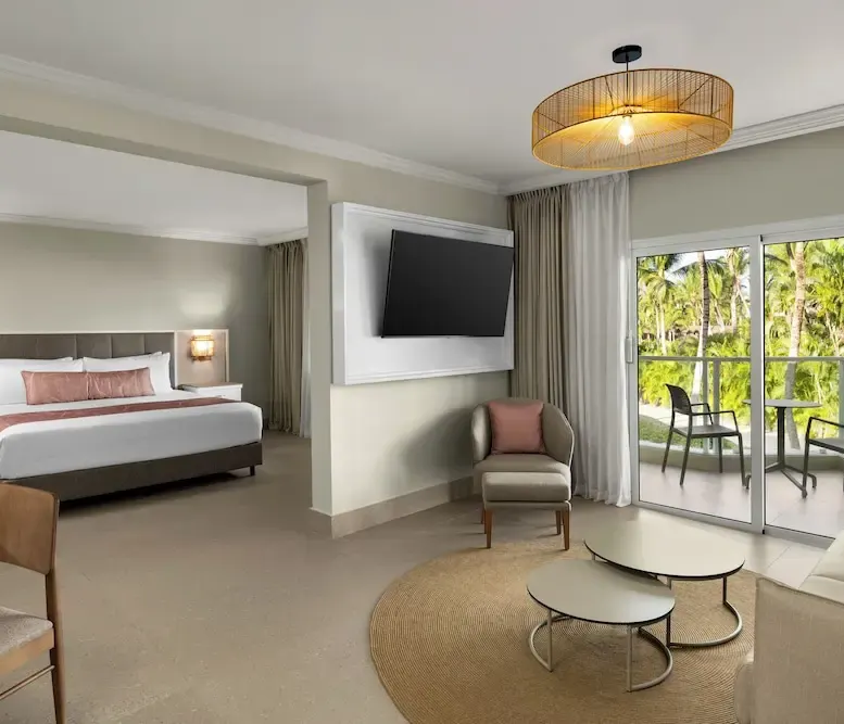 Junior Suite, 1 King Bed with Sofa bed (Tropical View | Club) at Wyndham Alltra Punta Cana — photo supplied by the resort