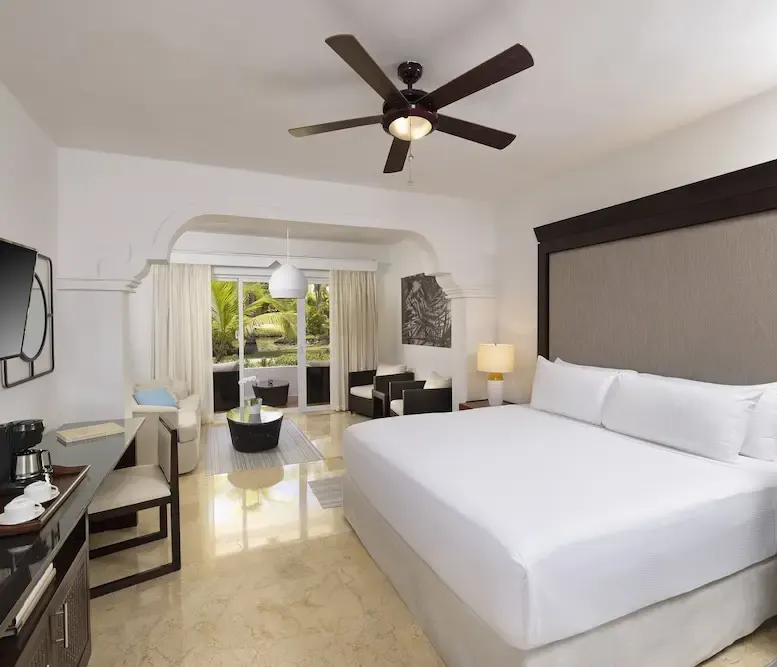 Deluxe Room at Meliá Caribe Beach Resort — photo supplied by the resort