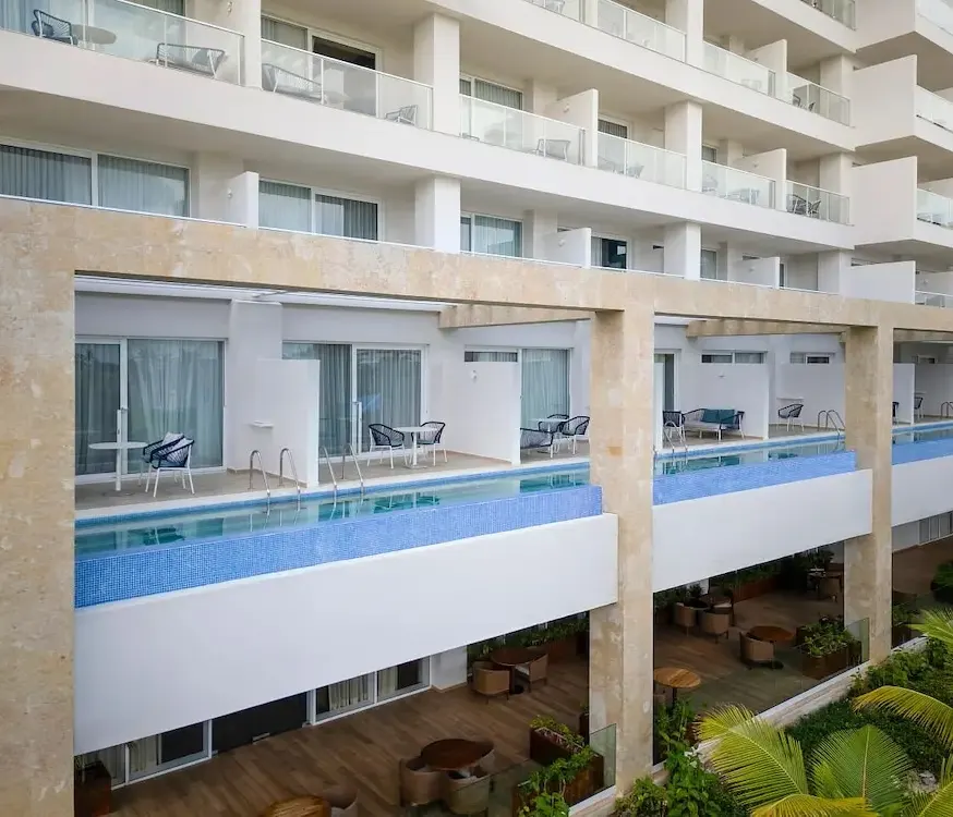 Preferred Club Junior Suite Swim Out King at Dreams Cap Cana Resort & Spa — photo supplied by the resort