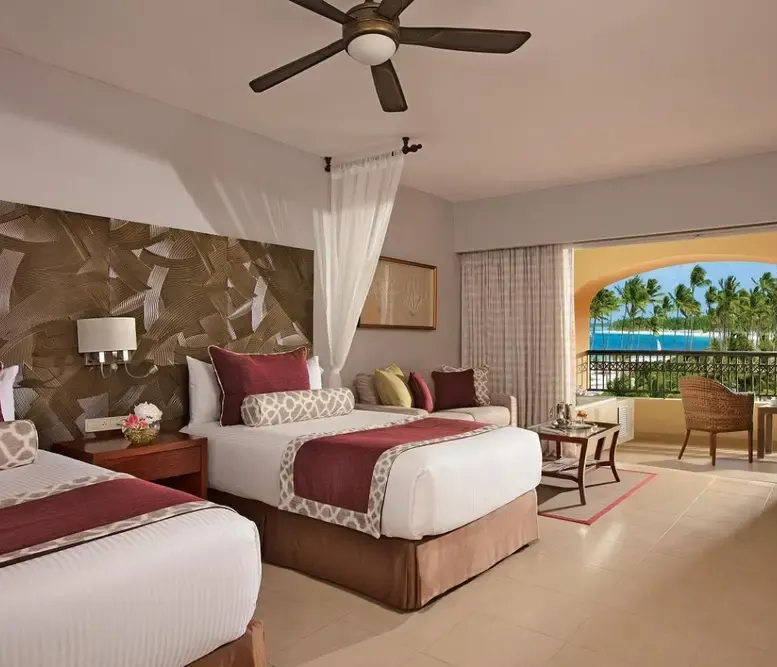 Preferred Club Deluxe Partial Ocean View King at Dreams Royal Beach Punta Cana — photo supplied by the resort