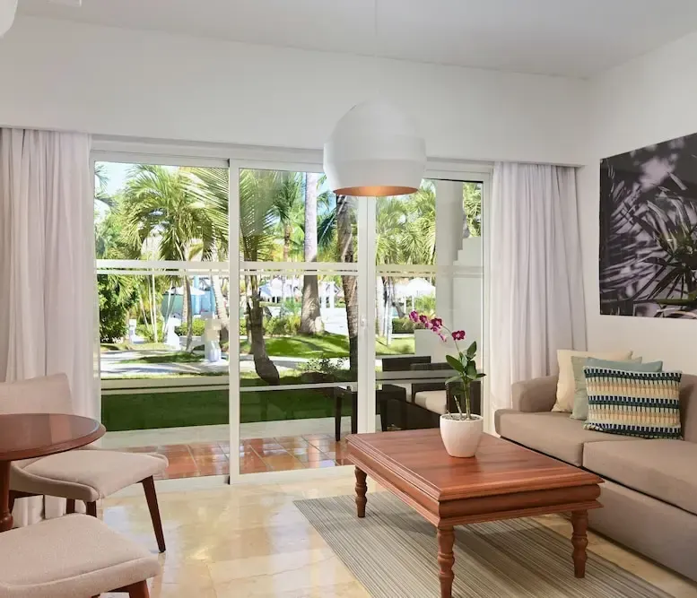 The Level Junior Suite Garden View at Meliá Caribe Beach Resort — photo supplied by the resort