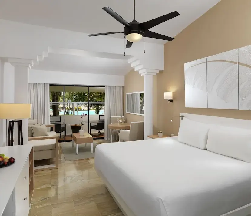 Premium Room Tropical Palms at Melia Punta Cana Beach Wellness Inclusive — photo supplied by the resort