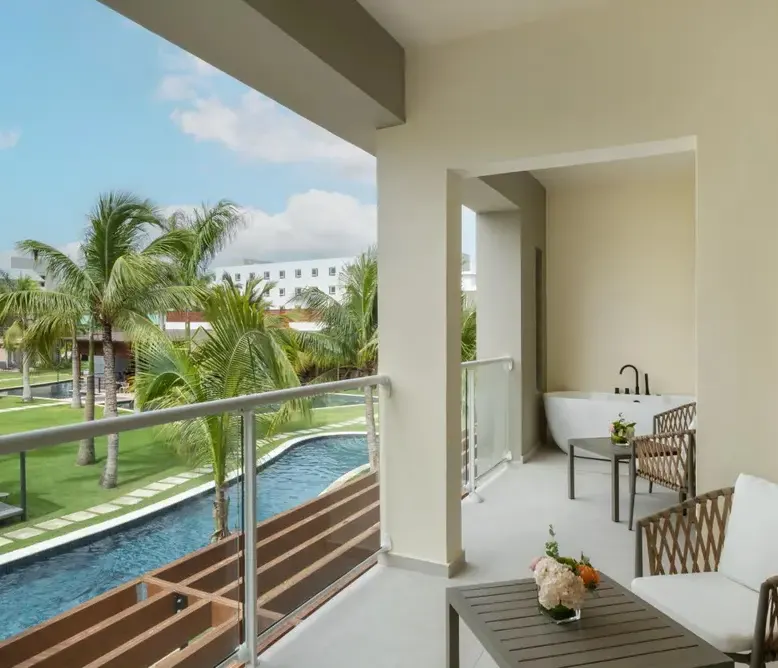 Preferred Club Premium Suite Garden View King at Dreams Royal Beach Punta Cana — photo supplied by the resort