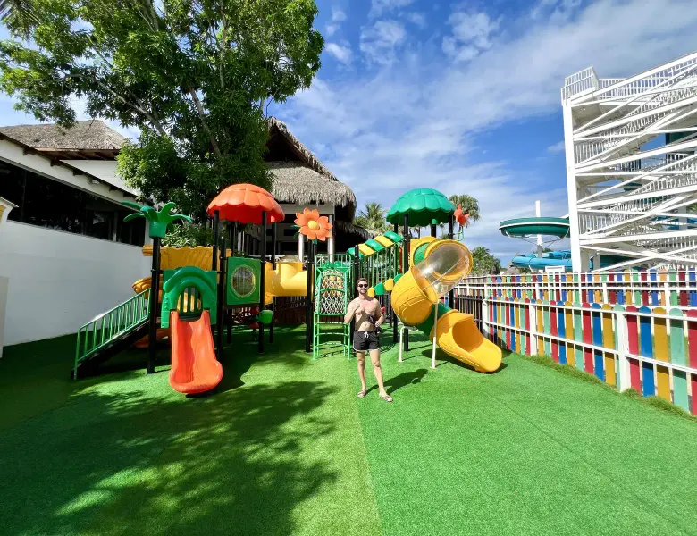 Kids' playground area