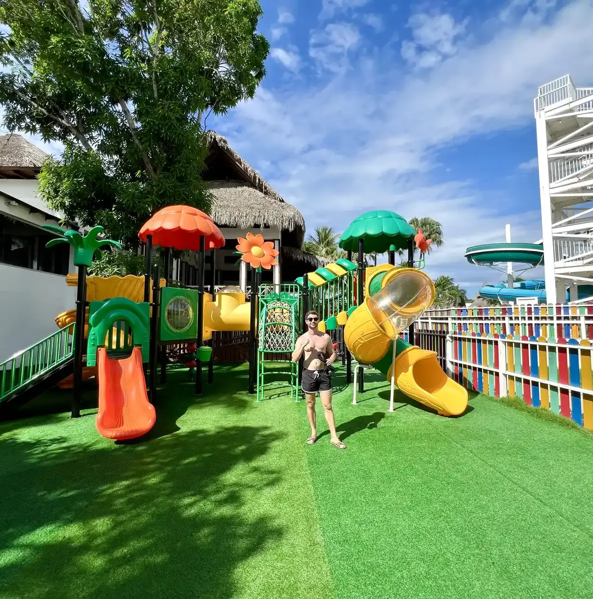 Kids' playground area