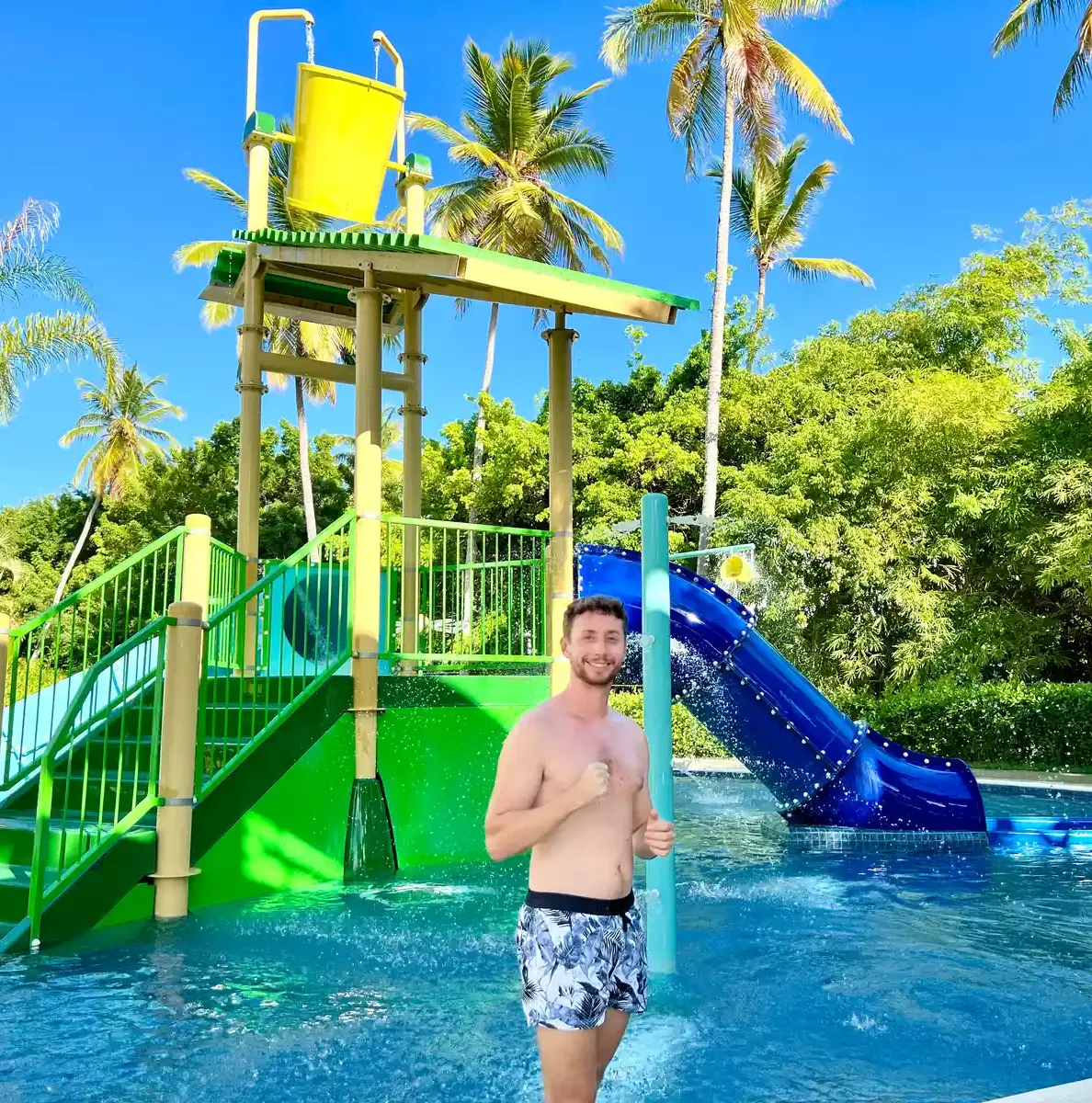 Dreams Royal Punta Cana- water slides for kids