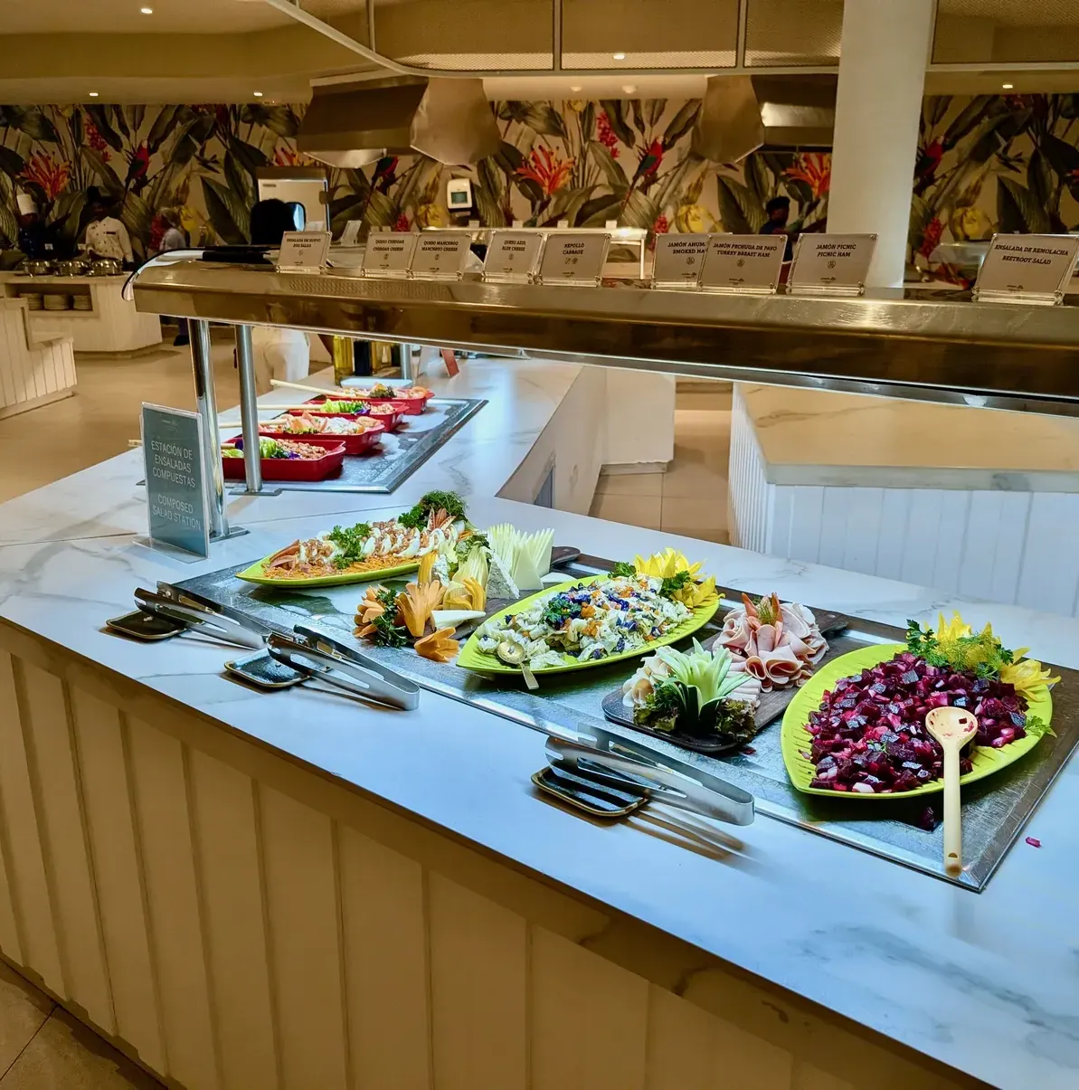 Buffet area