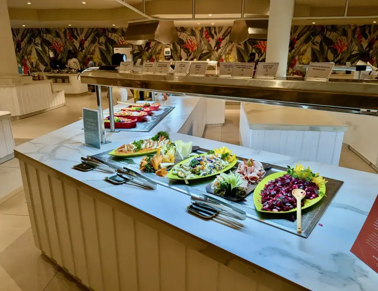 Buffet area