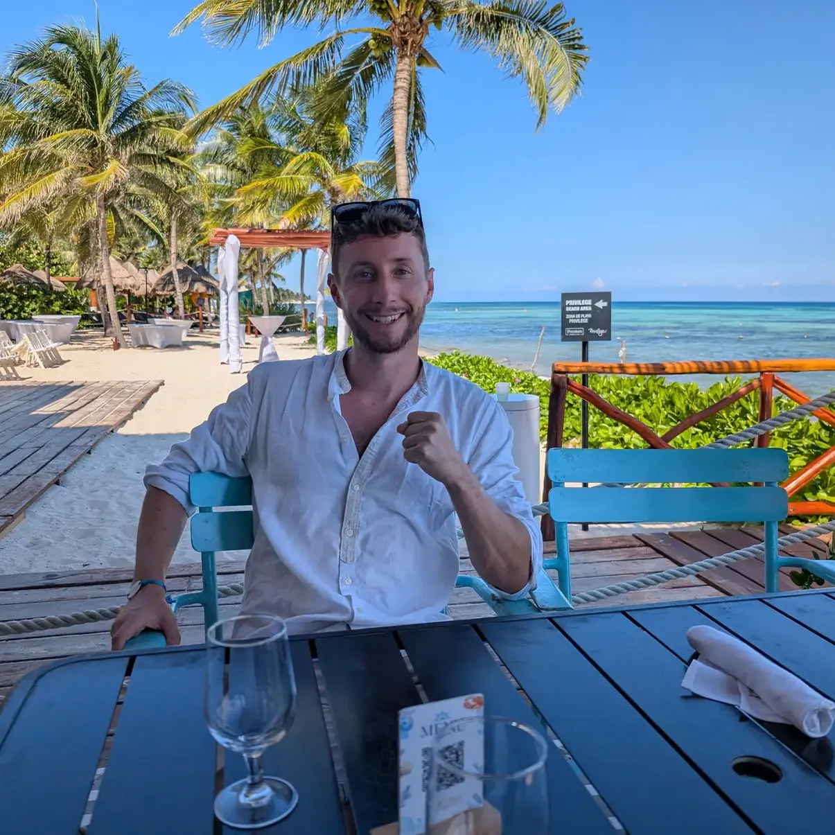 ocean riviera paradise - all inclusive restaurant a la carta at the beach