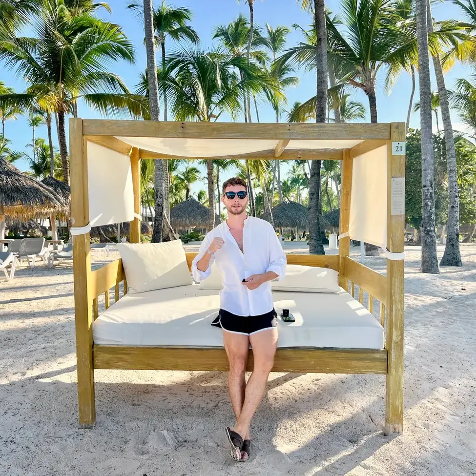 The beach at Meliá Punta Cana Beach.